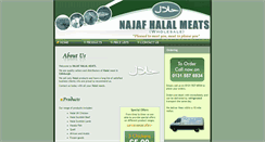 Desktop Screenshot of najafhalalmeats.co.uk